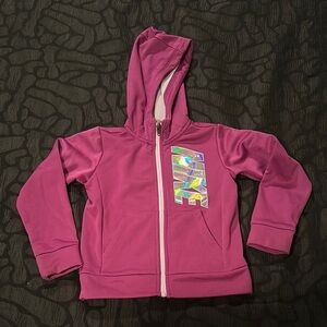 Purple Hoodie with Holographic Logo